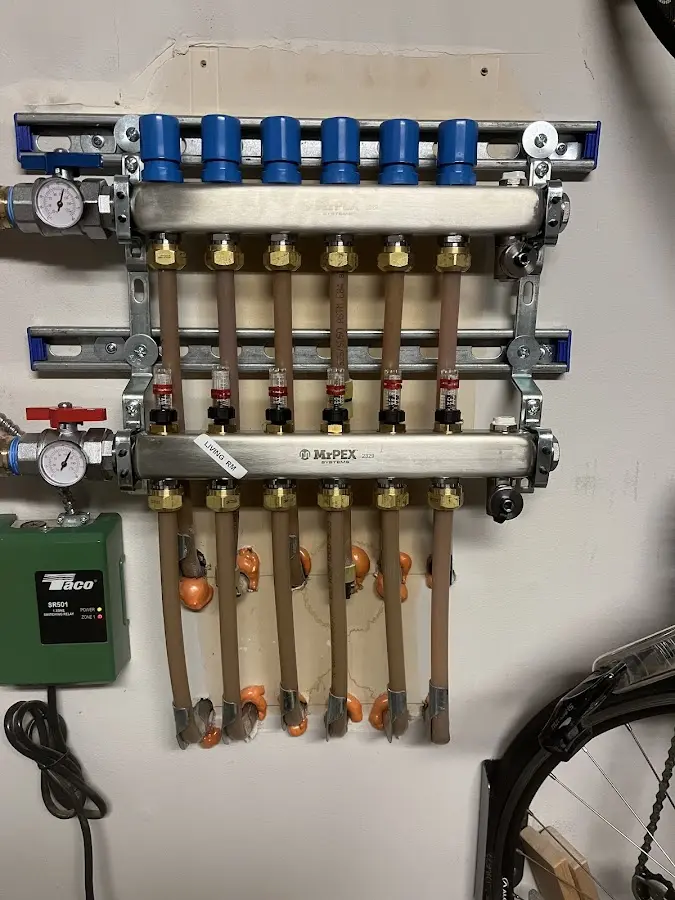 Plumber performing Leak Detection at a residential property in Talladega